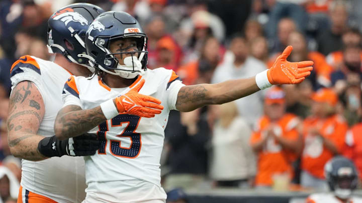 Denver Broncos wide receiver Pat Bryant.