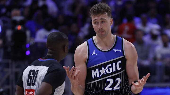 Franz Wagner's playoff run has come to at least a temporary halt thanks to a calf strain that will keep him out for Game 5. It is another frustrating injury in a frustrating season.