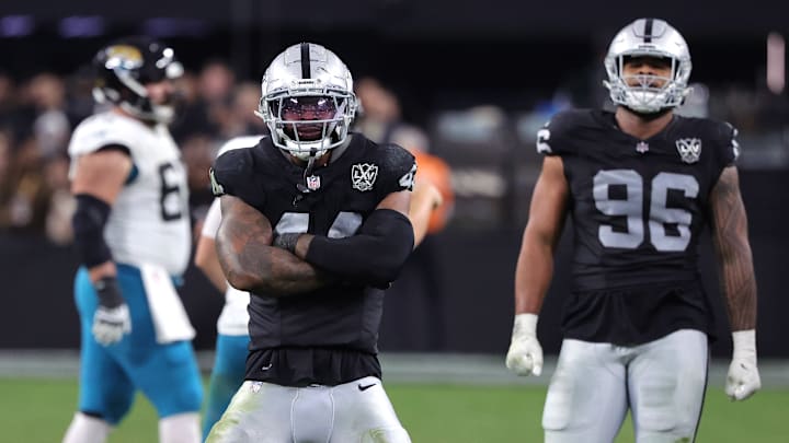 Las Vegas Raiders DE K'Lavon Chaisson.