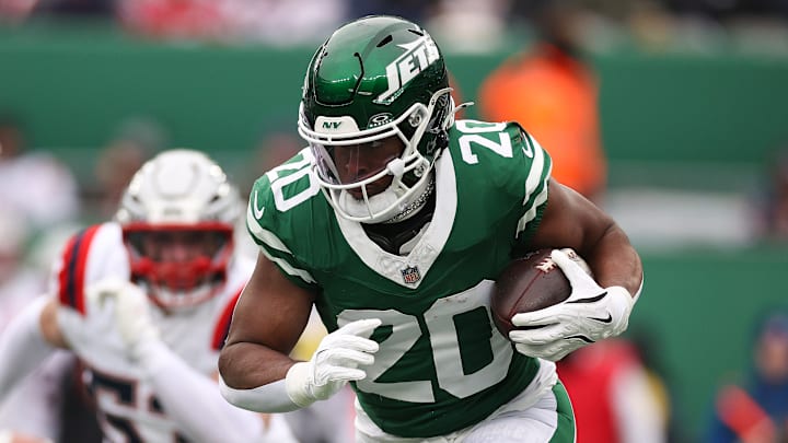 New York Jets running back Breece Hall New York Jets running back Breece Hall