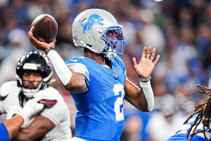 Detroit Lions quarterback Hendon Hooker
