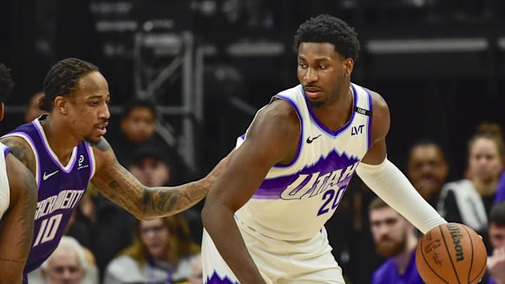 The Jazz acquired defensive standout Jaren Jackson Jr. from the Grizzlies on Feb. 3. The Jazz acquired defensive standout Jaren Jackson Jr. from the Grizzlies on Feb. 3.