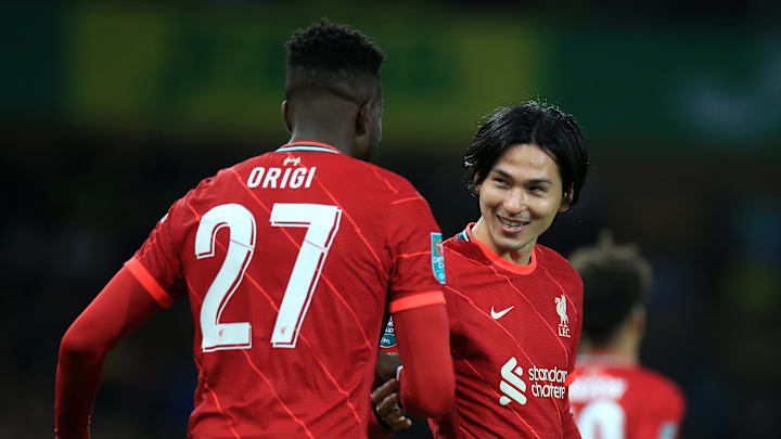 Origi e Minamino devem marcar presença no time titular dos Reds Origi e Minamino devem marcar presença no time titular dos Reds