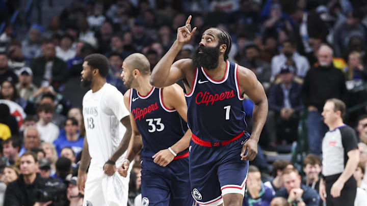 Nicolas Batum, James Harden, LA Clippers