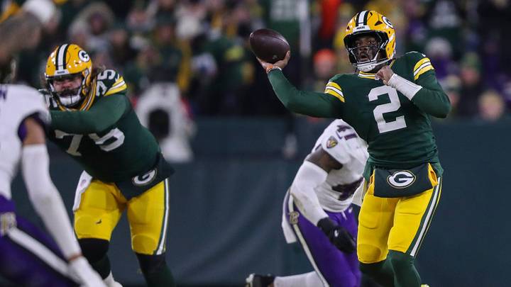 Green Bay Packers quarterback Malik Willis (2) passes the ball against the Baltimore Ravens on Saturday, December 27, 2025, at Lambeau Field in Green Bay, Wis. The Ravens won the game, 41-24.
Tork Mason/USA TODAY NETWORK-Wisconsin Green Bay Packers quarterback Malik Willis (2) passes the ball against the Baltimore Ravens on Saturday, December 27, 2025, at Lambeau Field in Green Bay, Wis. The Ravens won the game, 41-24.
Tork Mason/USA TODAY NETWORK-Wisconsin