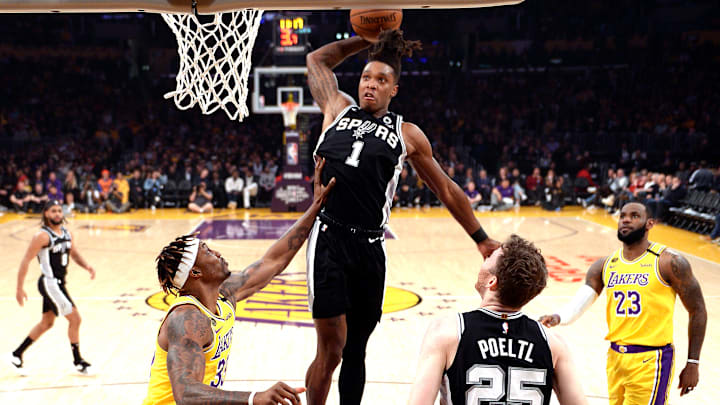Lonnie Walker IV, Dwight Howard, LeBron James