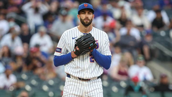 May 26, 2026; New York City, New York, USA;  New York Mets starting pitcher David Peterson (23) at Citi Field. Mandatory Credit: Wendell Cruz-Imagn Images
