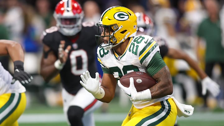 Green Bay Packers running back AJ Dillon