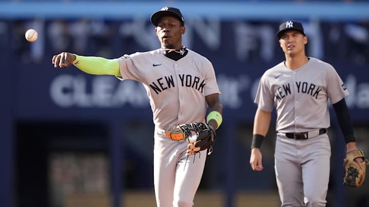 New York Yankees second baseman Jazz Chisholm Jr. (13)
