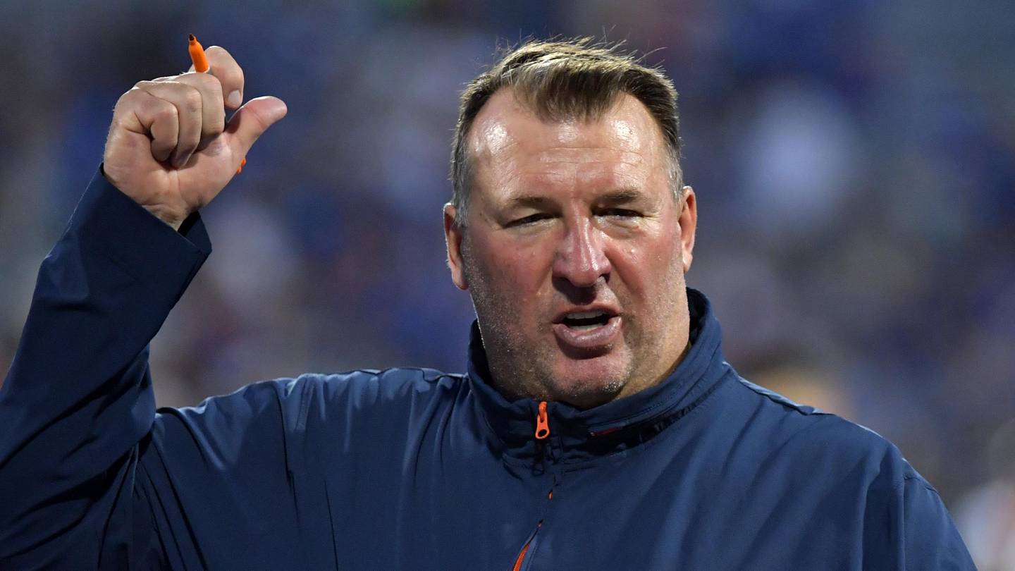bret bielema playing career