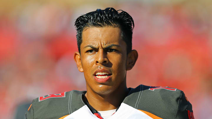 Tampa Bay Buccaneers kicker Roberto Aguayo against the Chicago Bears.