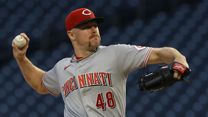 Cincinnati Reds starting pitcher Chase Anderson.