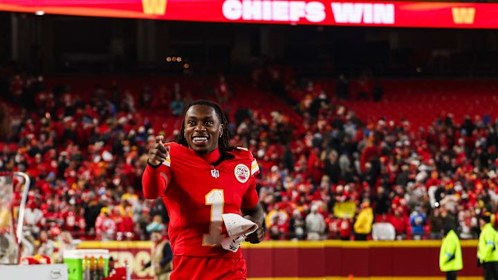 Kansas City Chiefs wide receiver Xavier Worthy