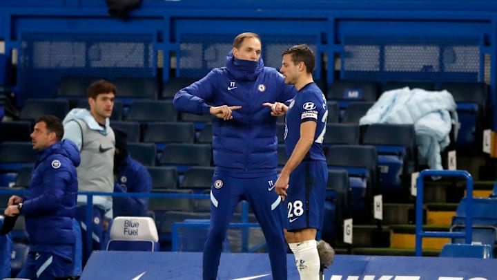 Thomas Tuchel und Cesar Azpilicueta