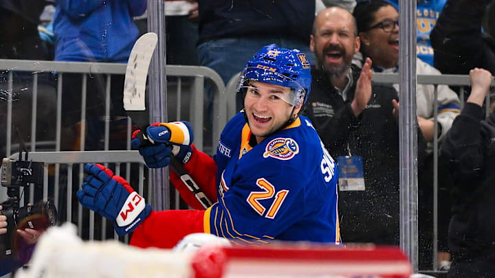 Jimmy Snuggerud has five goals in his last four games.