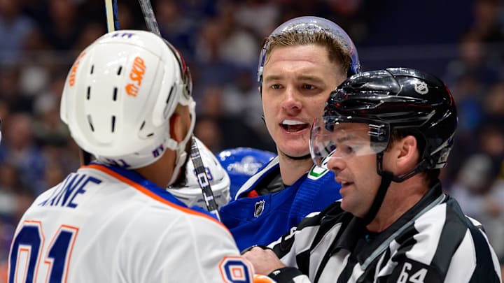 Edmonton Oilers v Vancouver Canucks - Game One
