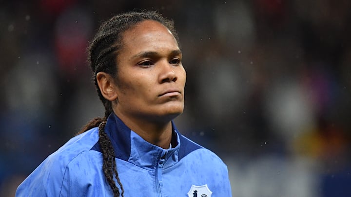 Wendie Renard, défenseure de l'Équipe de France de foot féminine.