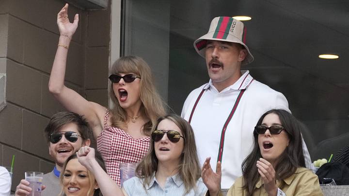 Taylor Swift and Chiefs tight end Travis Kelce are likely to be the basis of countless fantasy football team names. Taylor Swift and Chiefs tight end Travis Kelce are likely to be the basis of countless fantasy football team names.
