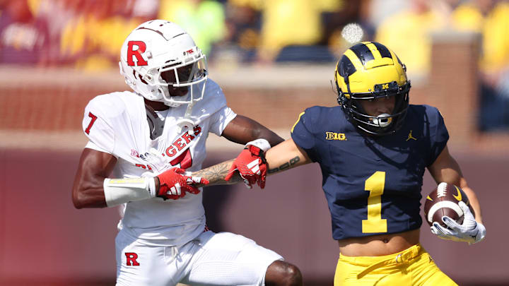 Roman Wilson, Robert Longerbeam, Michigan Wolverines, Rutgers Scarlet Knights
