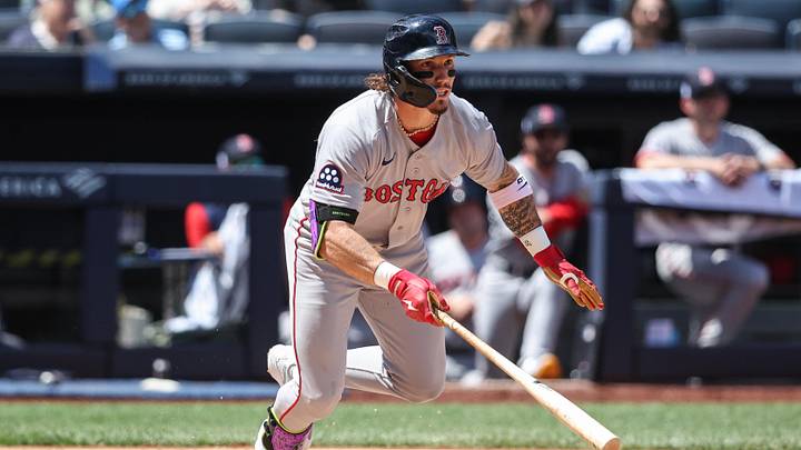 Jun 7, 2026; Bronx, New York, USA; Boston Red Sox left fielder Jarren Duran (16) at Yankee Stadium. Mandatory Credit: Wendell Cruz-Imagn Images Jun 7, 2026; Bronx, New York, USA; Boston Red Sox left fielder Jarren Duran (16) at Yankee Stadium. Mandatory Credit: Wendell Cruz-Imagn Images