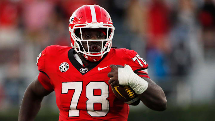 Georgia defensive lineman Nazir Stackhouse