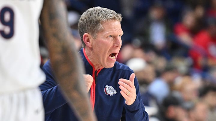 Gonzaga Bulldogs head coach Mark Few.