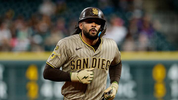 Sep 14, 2026; Denver, Colorado, USA; San Diego Padres right fielder Fernando Tatis Jr. (23) rounds the bases on a two run home run in the second inning against the Colorado Rockies at Coors Field. Mandatory Credit: Isaiah J. Downing-Imagn Images Sep 14, 2026; Denver, Colorado, USA; San Diego Padres right fielder Fernando Tatis Jr. (23) rounds the bases on a two run home run in the second inning against the Colorado Rockies at Coors Field. Mandatory Credit: Isaiah J. Downing-Imagn Images