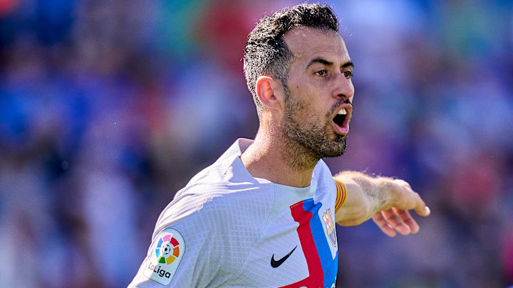 Sergio Busquets con el FC Barcelona