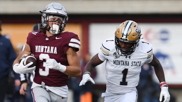 Montana Grizzlies wide receiver Brooks Davis (3) Montana Grizzlies wide receiver Brooks Davis (3)