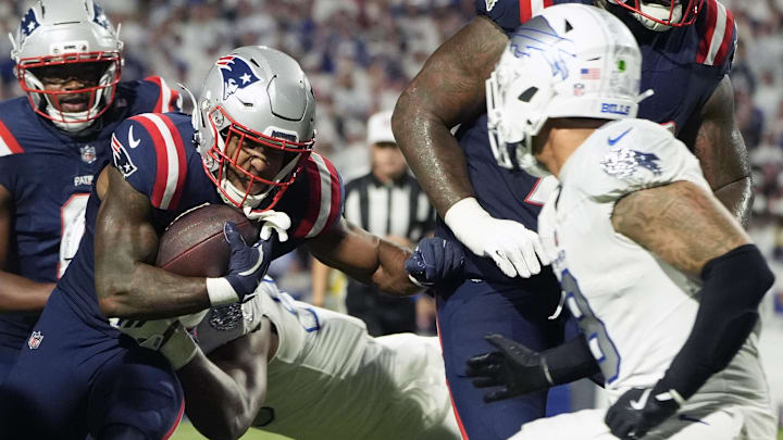 Bet on TreVeyon Henderson to go over his rushing yards total against the Bills in Week 15.