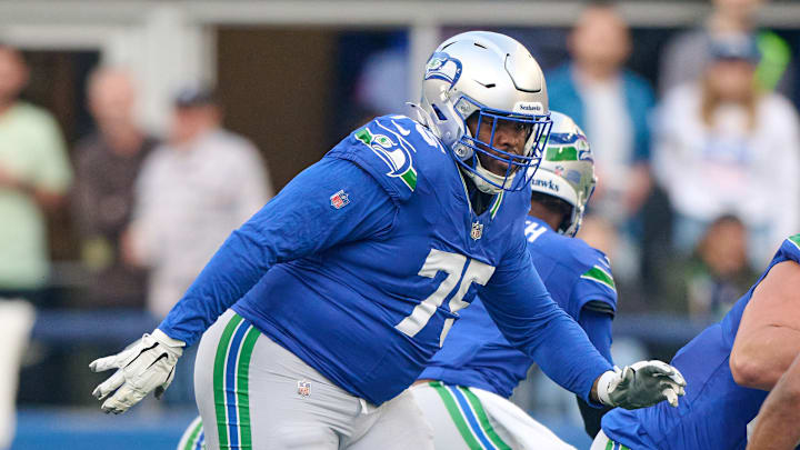 Anthony Bradford of the Seattle Seahawks