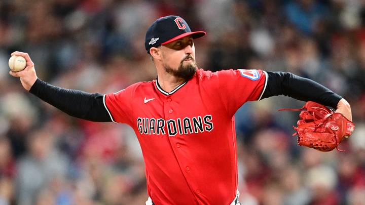 Oct 5, 2026; Cleveland, Ohio, USA; Cleveland Guardians pitcher Shawn Armstrong (43) pitches against the Chicago White Sox during the eighth inning in game two of the ALDS for the 2026 MLB Playoffs at Progressive Field. Mandatory Credit: Ken Blaze-Imagn Images Oct 5, 2026; Cleveland, Ohio, USA; Cleveland Guardians pitcher Shawn Armstrong (43) pitches against the Chicago White Sox during the eighth inning in game two of the ALDS for the 2026 MLB Playoffs at Progressive Field. Mandatory Credit: Ken Blaze-Imagn Images
