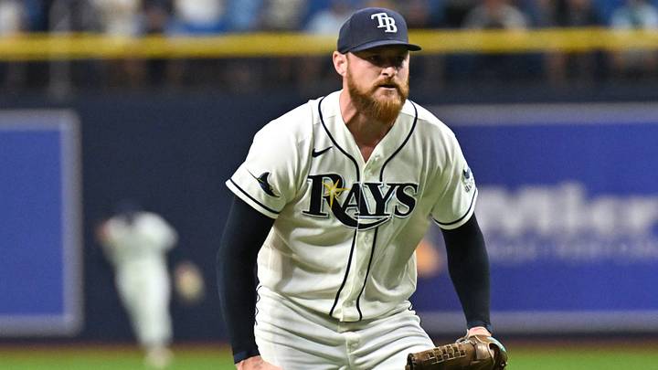 Aug 17, 2026; St. Petersburg, Florida, USA; Tampa Bay Rays relief pitcher Bryan Baker (47) reacts after getting the final out against the Baltimore Orioles at Tropicana Field. Mandatory Credit: Jonathan Dyer-Imagn Images Aug 17, 2026; St. Petersburg, Florida, USA; Tampa Bay Rays relief pitcher Bryan Baker (47) reacts after getting the final out against the Baltimore Orioles at Tropicana Field. Mandatory Credit: Jonathan Dyer-Imagn Images