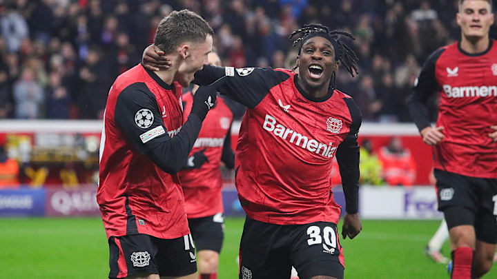 Florian Wirtz (l.) und Jeremie Frimpong (r.)