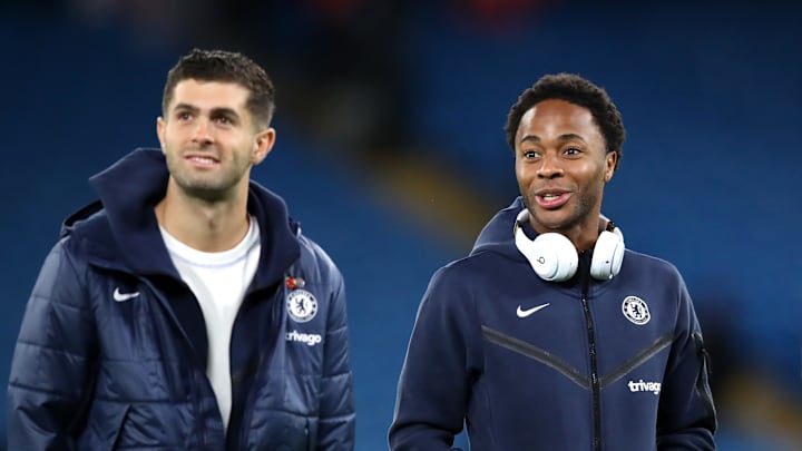 Christian Pulisic und Raheem Sterling