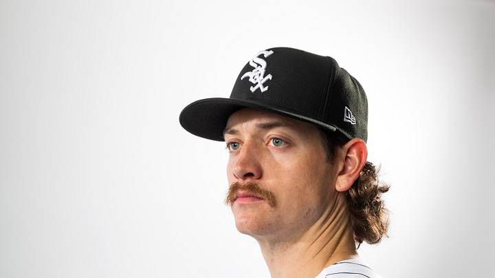 Feb 17, 2026; Glendale, AZ, USA; Chicago White Sox pitcher Zach Franklin poses for a portrait during photo day at Camelback Ranch. Mandatory Credit: Mark J. Rebilas-Imagn Images Feb 17, 2026; Glendale, AZ, USA; Chicago White Sox pitcher Zach Franklin poses for a portrait during photo day at Camelback Ranch. Mandatory Credit: Mark J. Rebilas-Imagn Images