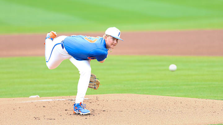 Florida Gators pitcher Aidan King has allowed zero runs in his first 12 innings this season.