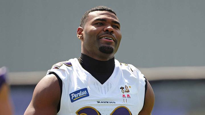 Baltimore Ravens linebacker Trenton Simpson Baltimore Ravens linebacker Trenton Simpson