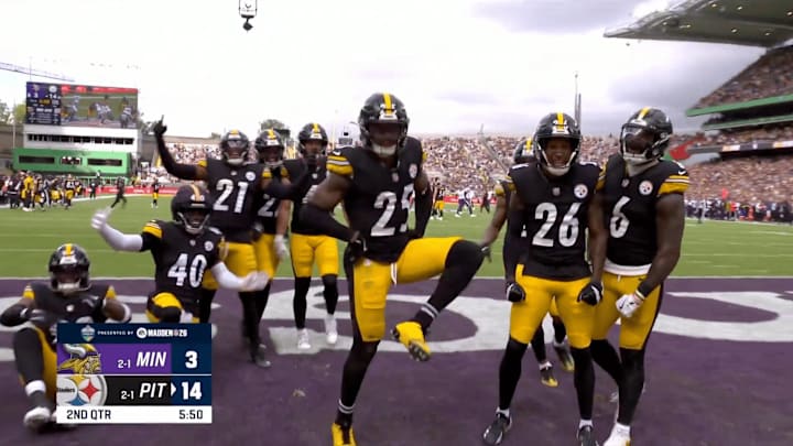 DeShon Elliott prepared an awesome celebration in Ireland