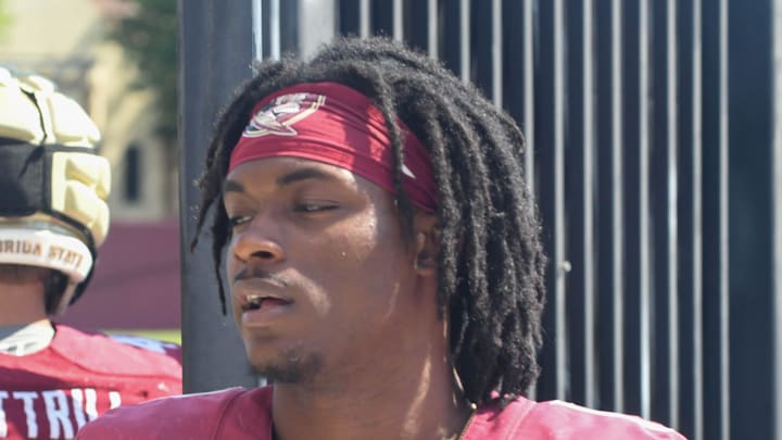 Florida State football and coaches players arrive for the 10th FSU spring football practice of the 2023 season on Tuesday, April 4, 2023.

Akeem Dent 1 Of 1