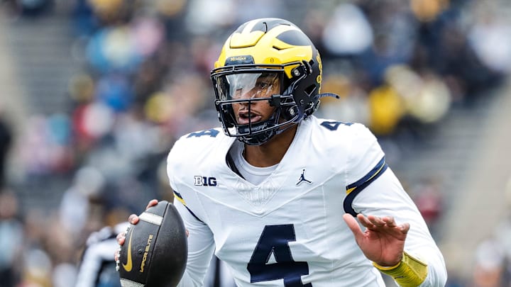 Former Michigan quarterback Jayden Denegal, now with the San Diego State Aztecs. Former Michigan quarterback Jayden Denegal, now with the San Diego State Aztecs.