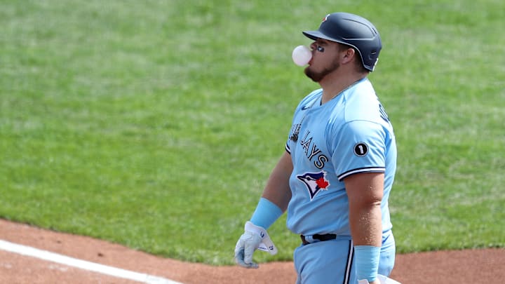 Daniel Vogelbach with the Toronto Blue Jays in 2020