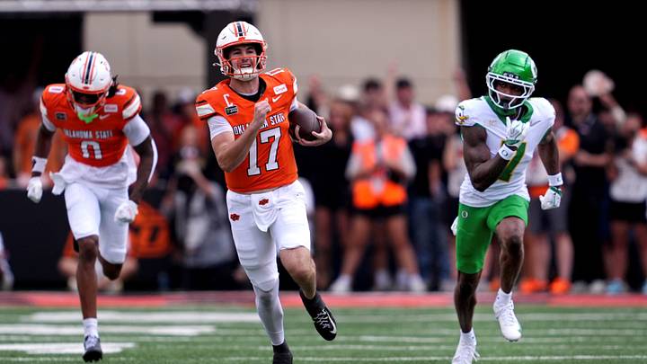 Drew Mestemaker and Oklahoma State made a massive FPI leap after a Week 2 win over Oregon. Drew Mestemaker and Oklahoma State made a massive FPI leap after a Week 2 win over Oregon.