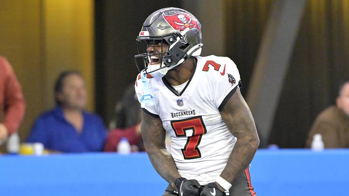 thumbnail image 2 of Bucky Irving Signed Tampa Bay Buccaneers #7 Orange Jersey - Beckett Authenticated 2 of 4