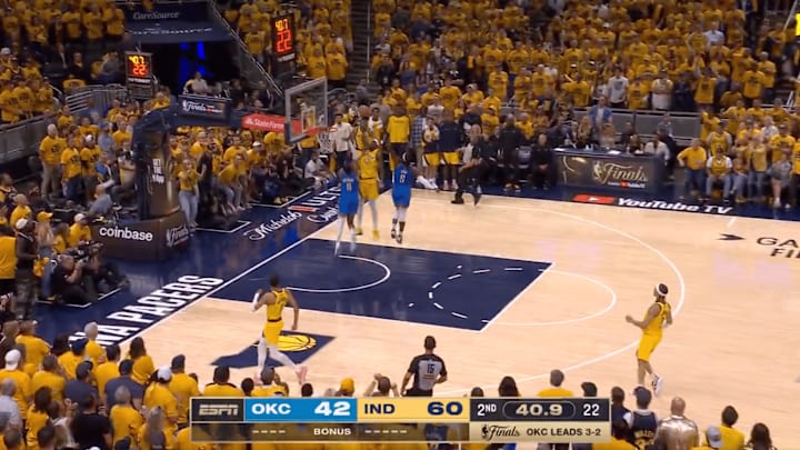 Siakam throws down a vicious dunk at Gainbridge Fieldhouse