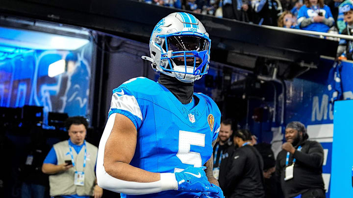 Detroit Lions running back David Montgomery (5).