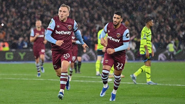 O West Ham eliminou o Arsenal O West Ham eliminou o Arsenal