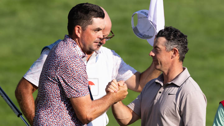 Rory McIlroy (right) said Keegan Bradley is one of the best U.S. players right now.
