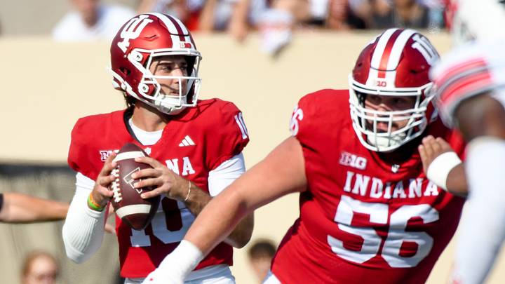 Indiana is favored against Northwestern in Week 4 of the college football season. Indiana is favored against Northwestern in Week 4 of the college football season.