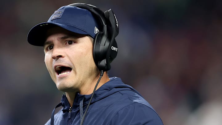 Mike Macdonald of the Seattle Seahawks